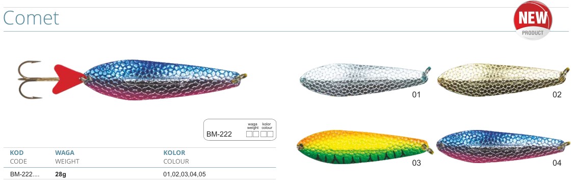 ŽLICA COMET 28G C01 MISTRALL SREBRNA